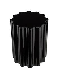 Taburetka/ pomocný stolík Colonna, Priebežne pigmentovaný termoplastický materiál, Čierna, Ø 35 x V 46 cm