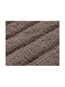 Tapis de bain moelleux brun Board, Coton,
qualité supérieure, 1 900 g/m², Brun-gris, larg. 60 x long. 90 cm