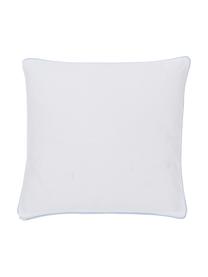 Housse de coussin 45x45 Ice Skater par Candice Gray, Coton bio 100%, certifié GOTS, Blanc, larg. 45 x long. 45 cm