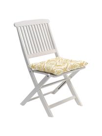 Cojín de asiento de algodón Delilah, Tapizado: 100% algodón, Amarillo, An 40 x L 40 cm