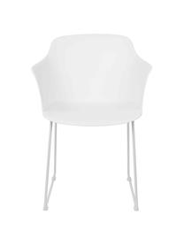 Chaises design avec accoudoirs Tango, 2 pièces, Blanc