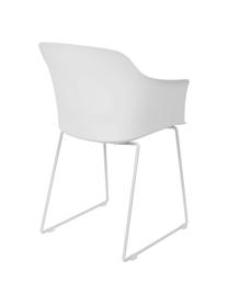 Chaises design avec accoudoirs Tango, 2 pièces, Blanc