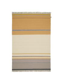 Tapis en laine multicolore tissé main Metallum, Multicolore