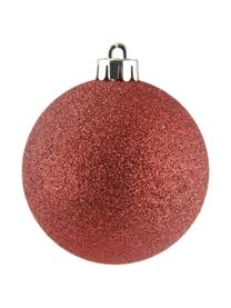 Breukvaste kerstballenset Nip Ø 7 cm, 60-delig, Roze, rood, wit, zilverkleurig, Ø 7 x H 7 cm