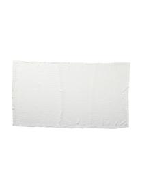 Tovaglia in lino bianco Duk, 100% lino, Bianco, Per 6 - 10 persone (Larg. 135 x Lung. 250 cm)