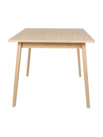 Stół do jadalni z drewna Skagen, Blat: fornir z drewna dębowego, Nogi: drewno dębowe, Drewno dębowe, S 180 x G 90 cm