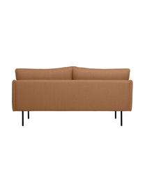 Sofá Moby (2 plazas), Tapizado: poliéster Alta resistenci, Estructura: madera de pino maciza, Patas: metal con pintura en polv, Tejido marrón, An 170 x F 95 cm