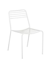 Chaises de balcon en métal Tula, 2 pièces, Blanc