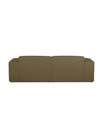 Sofa Melva (3-Sitzer), Bezug: 100% Polyester Der hochwe, Gestell: Massives Kiefernholz, FSC, Füße: Kunststoff, Webstoff Olivgrün, B 238 x T 101 cm