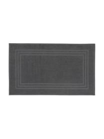 Jednobarevný koupelnový kobereček Gentle, 100 % bavlna, Tmavě šedá, Š 50 cm, D 80 cm