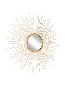 Espejo de pared redondo de metal Ella, Espejo: cristal, Dorado, Ø 104 x F 3 cm