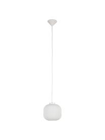 Lampada a sospensione in vetro Geneva, Paralume: vetro, Bianco, Ø 21 x Alt. 19 cm