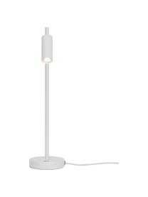 Dimmbare LED-Schreibtischlampe Omari, Lampenschirm: Metall, beschichtet, Lampenfuß: Metall, beschichtet, Weiß, B 10 x H 40 cm