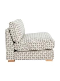 Poltrona in bouclé Stories, Rivestimento: 50% poliestere, 50% coton, Tessuto beige, bianco, Larg. 93 x Prof. 91 cm