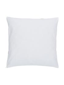 Housse de coussin 45x45 Bram, 100 % coton, Blanc, orange, larg. 45 x long. 45 cm