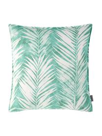 Housse de coussin 40x40 Pucca, Blanc, vert de jade