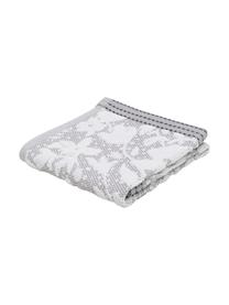 Serviette de toilette en coton pur Matiss, de différentes tailles, Gris, à imprimé, Serviettes invité, larg. 30 x long. 50 cm, 2 pièces