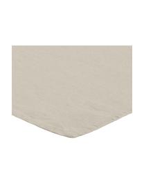 Serviettes de table pur lin Sunshine, 4 pièces, Blanc cendré