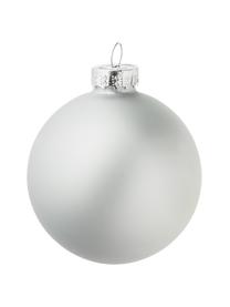 Weihnachtskugel-Set Nessa, 26-tlg., Glas, Silberfarben, Set mit verschiedenen Grössen