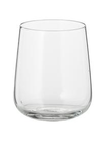 Vasos de vidrio soplado artesanalmente Desiguale, 6 uds., Vidrio soplado artesanalmente, Transparente, Ø 8 x Al 10 cm, 200 ml