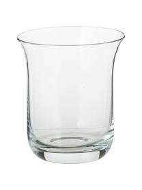 Mundgeblasene Wassergläser Diseguale in unterschiedlichen Formen, 6 Stück, Glas, mundgeblasen, Transparent, Ø 8 x H 10 cm, 200 ml