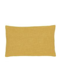 Housse de coussin jaune Penny, 100 % coton, Jaune, larg. 30 x long. 50 cm