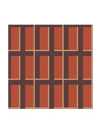 Servilletas de papel Isa, 12 uds., Papel, Rojo, morado oscuro, dorado, An 33 x L 33 cm