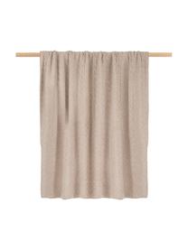 Plaid en pur cachemire Leonie, Taupe