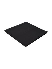 Mantel de lino Duk, 100% lino, Negro, De 6 a 10 comensales (An 135 x L 250 cm)