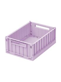 Klappboxen Weston van gerecycled kunststof, klein, 2 stuks, Gerecycled kunststof, Lavendelkleurig, B 25 x H 10 cm