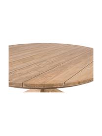 Table ronde en bois massif Rift, Ø 135 cm, Bois de teck, recyclé et certifié FSC (Forest Stewardship Council), Bois de teck recyclé, Ø 135 x haut. 76 cm