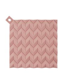 Pannenlappen Hold On, 2 stuks, Siliconen, Roze, B 21 x L 21 cm