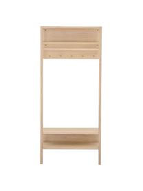 Garderobe Sambre aus Eichenholz, Eichenholz, Beige, B 80 x H 180 cm