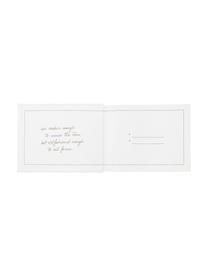 Libro de visitas Now&Forever, Blanco crema, dorado, An 28 x Al 22 cm