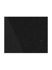Stolik pomocniczy z granitu Alys, Blat: granit, Stelaż: metal malowany proszkowo, Blat: czarny granit Stelaż: czarny, matowy, S 50 x W 50 cm