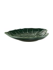 Coupelle porcelaine verte Leaf, 25 x 20 cm, Porcelaine, Vert, larg. 20 x long. 25 cm