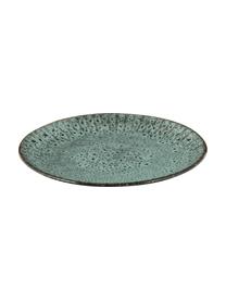 Piatti da colazione Vingo 2 pz, Gres, Blu verde, nero, Ø 22 cm