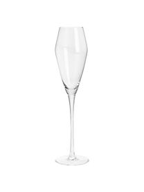 Ručně foukaná sklenice na sekt Ays, 4 ks, Sklo, Transparentní, Ø 4 cm, V 27 cm, 232 ml