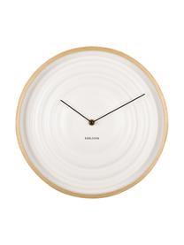 Zegar ścienny Scandi Ribble, Beżowy, biały, matowy, Ø 31 cm
