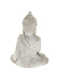 Set de figuras decorativas Buddha, 2 pzas., Cemento, Gris claro, An 9 x Al 14 cm