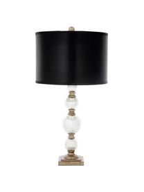 Grandes lampes de bureau Balls, 2 pièces, Noir, argent