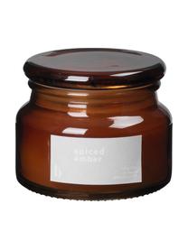 Bougie parfumée Spiced ambre (Ambre), Brun, Ø 10 x haut. 8 cm