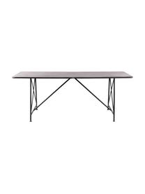 Mesa de comedor Louise, Negro, An 200 x F 80 cm