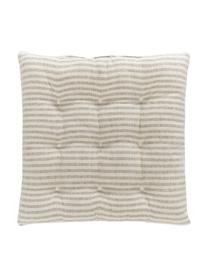 Dwustronna poduszka na krzesło z bawełny z recyklingu Lindsey, Tapicerka: 100% bawełna z certyfikat, Zielony, S 40 x D 40 cm