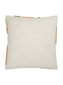 Geborduurde katoenen kussenhoes Revita, 100% katoen, Oranje, B 45 x L 45 cm