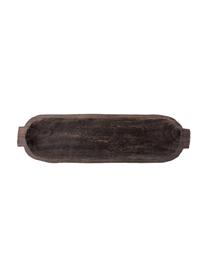 Bandeja decorativa grande de madera de Paulownia Nur, Madera, Negro, L 71 x An 21 cm