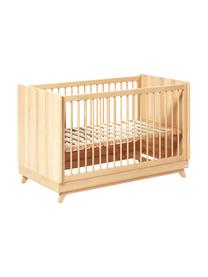 Baby-Bett Maralis aus Buchenholz, 70 x 140 cm, Buchenholz, Sperrholz, Helles Holz, B 70 x L 140 cm