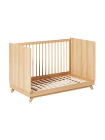 Baby-Bett Maralis aus Buchenholz, 70 x 140 cm, Buchenholz, Sperrholz, Helles Holz, B 70 x L 140 cm