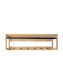 Wandgarderobe Slussen aus Eichenholz, Gestell: Eichenholz, Eichenholz, B 100 x H 30 cm