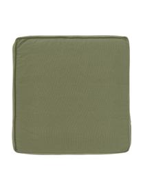 Coussin de chaise épais vert olive Zoey, Vert olive, larg. 40 x long. 40 cm